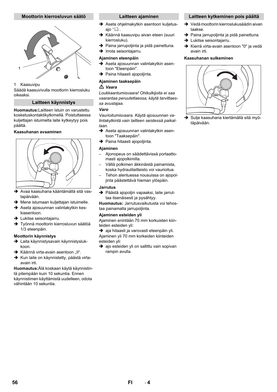 Karcher KM 150-500 LPG User Manual | Page 56 / 148
