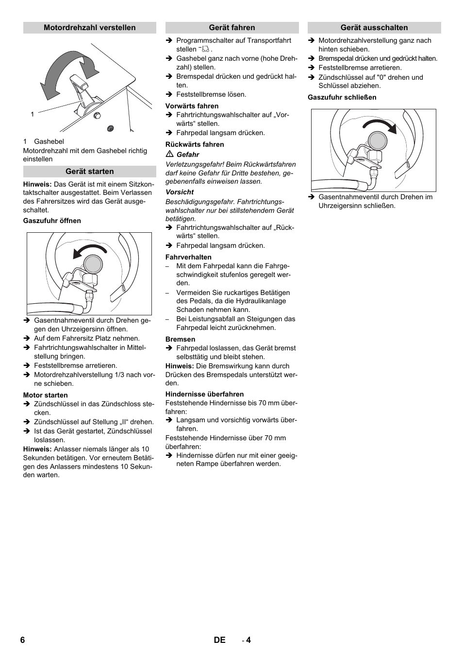 Karcher KM 150-500 LPG User Manual | Page 6 / 148