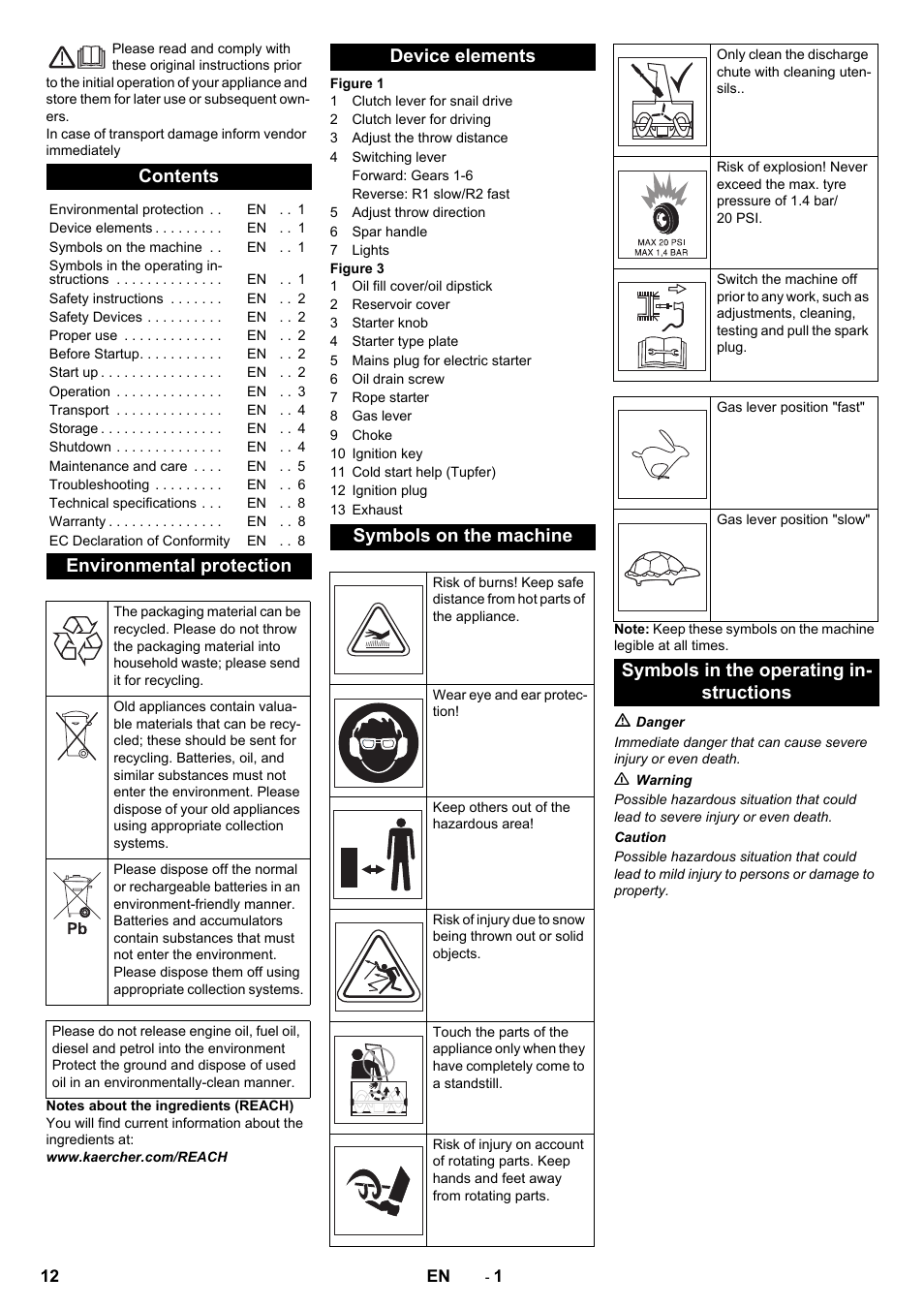 Karcher STH 10-76 W User Manual | Page 12 / 136