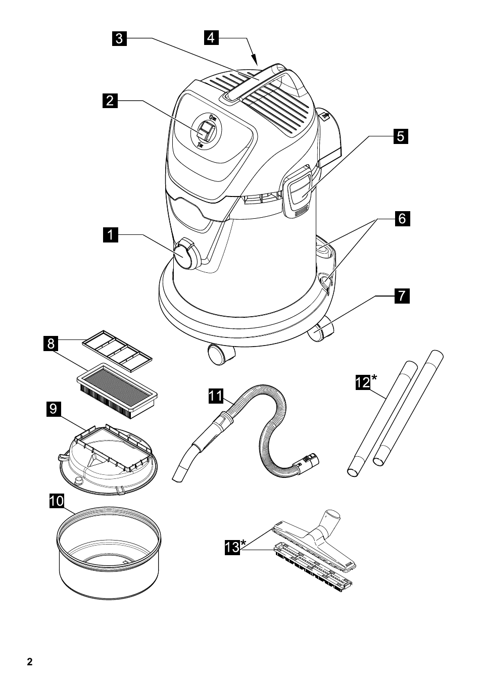 Karcher Aspiracenere AD 3-200 User Manual | Page 2 / 214