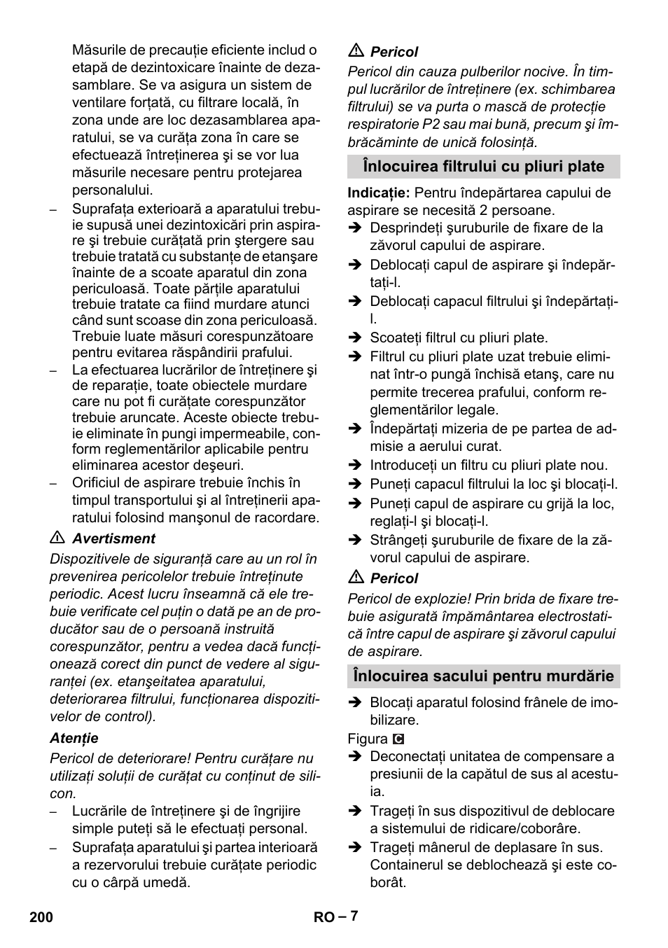 Karcher IVC 60-30 Tact H Z22 EU User Manual | Page 200 / 292