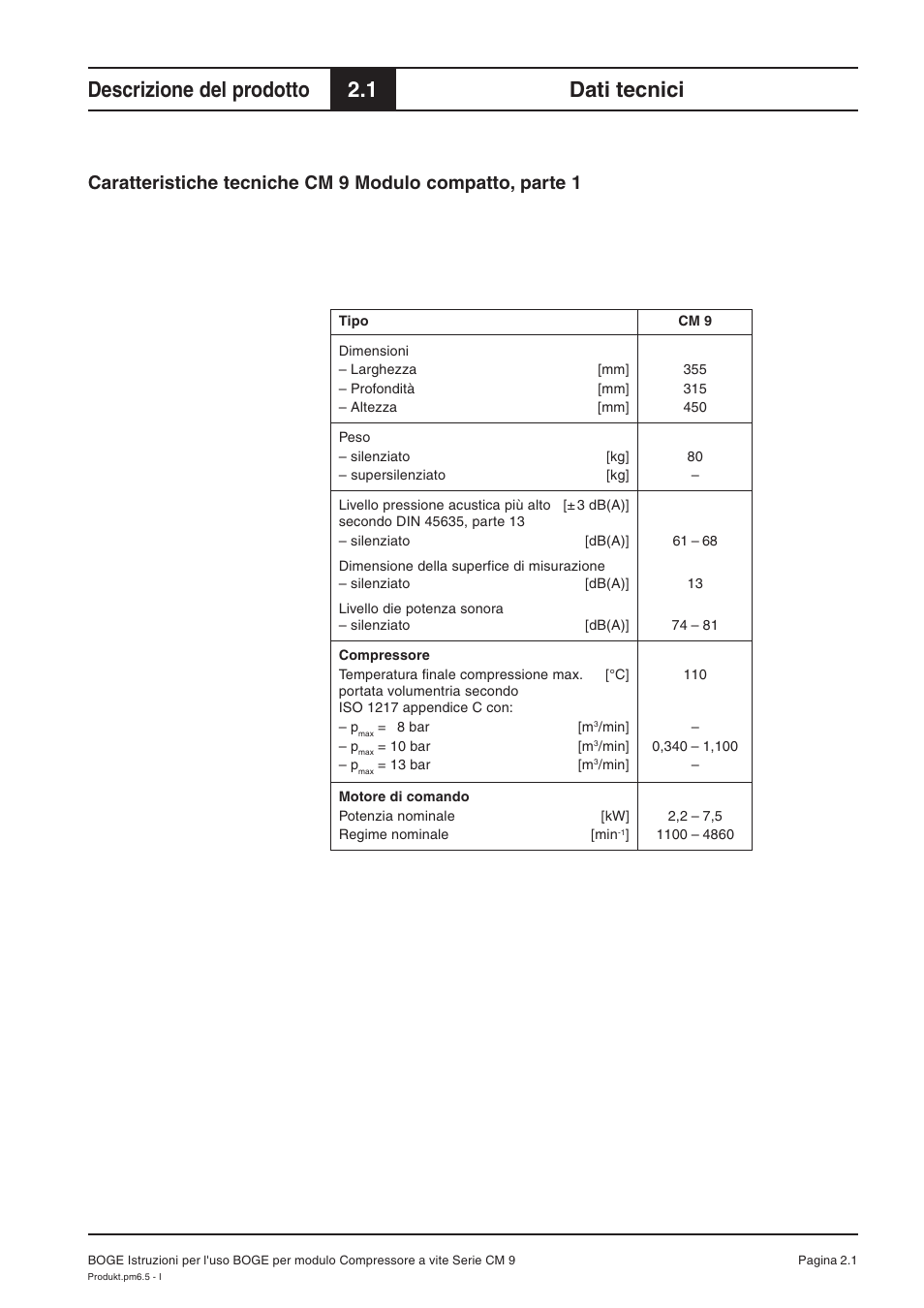 Descrizione del prodotto, 1 dati tecnici | Karcher HD 7-250 De Tr1 User Manual | Page 145 / 264
