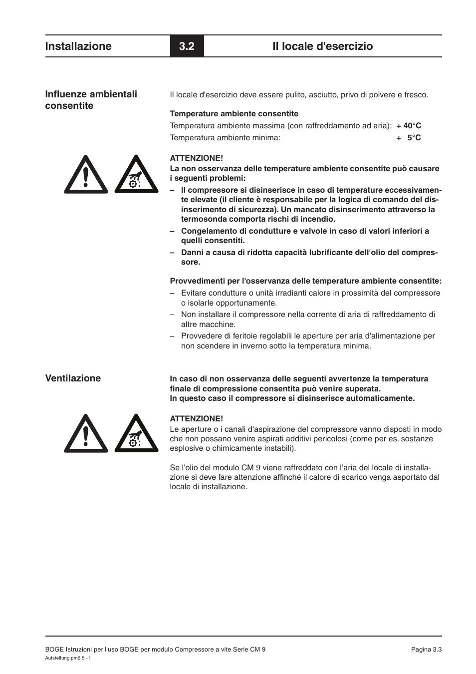 Installazione, 2 il locale d'esercizio | Karcher HD 7-250 De Tr1 User Manual | Page 155 / 264