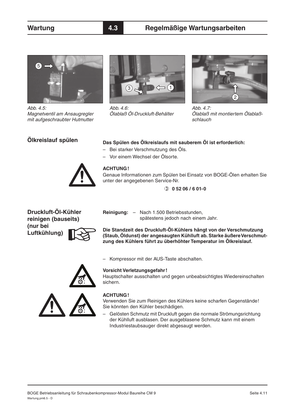 Wartung, 3 regelmäßige wartungsarbeiten | Karcher HD 7-250 De Tr1 User Manual | Page 38 / 264