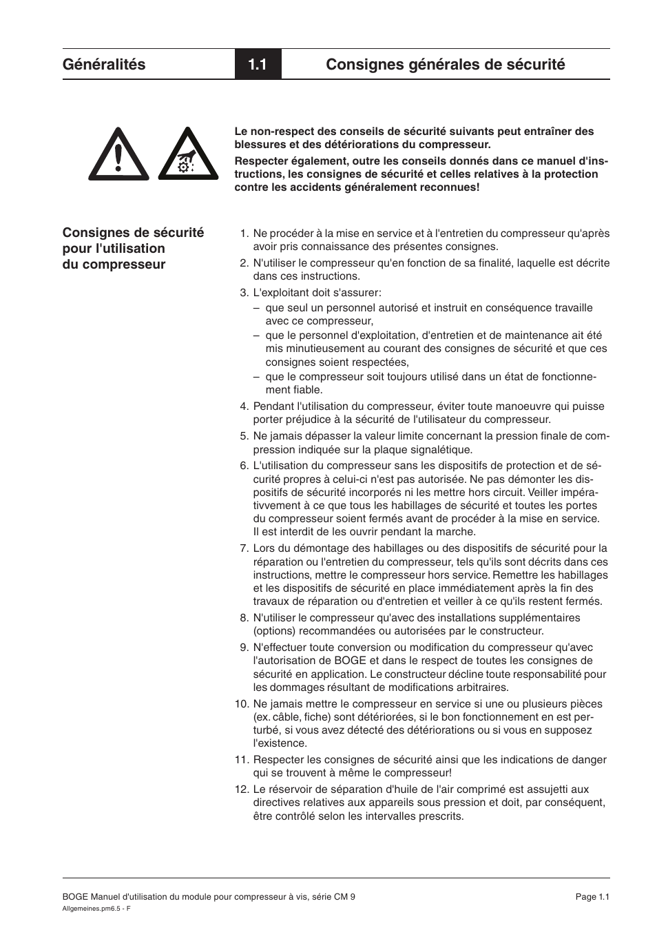 Généralités, 1 consignes générales de sécurité | Karcher HD 7-250 De Tr1 User Manual | Page 94 / 264