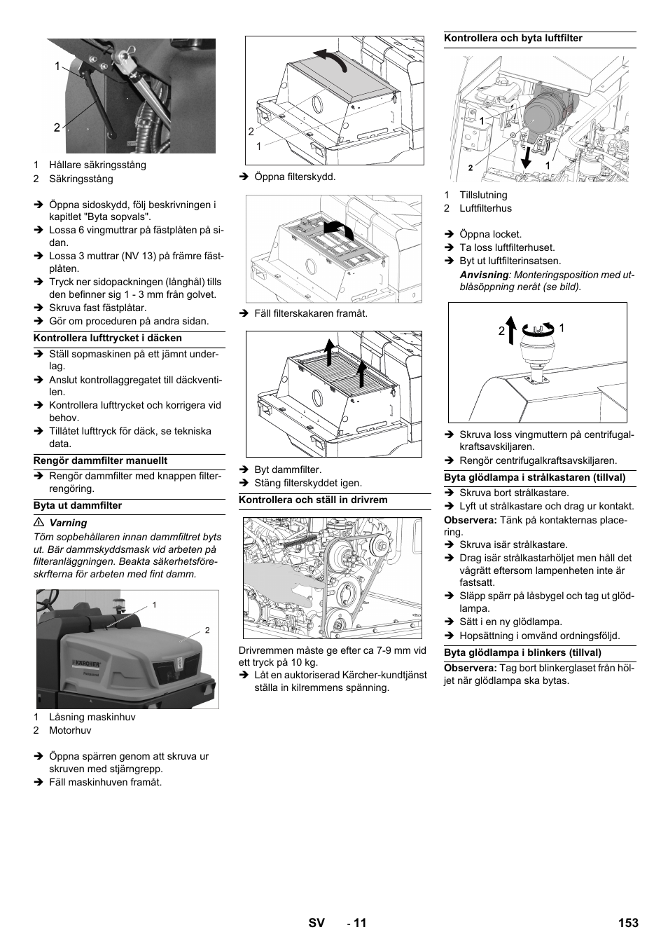 Karcher KM 150-500 LPG User Manual | Page 153 / 457