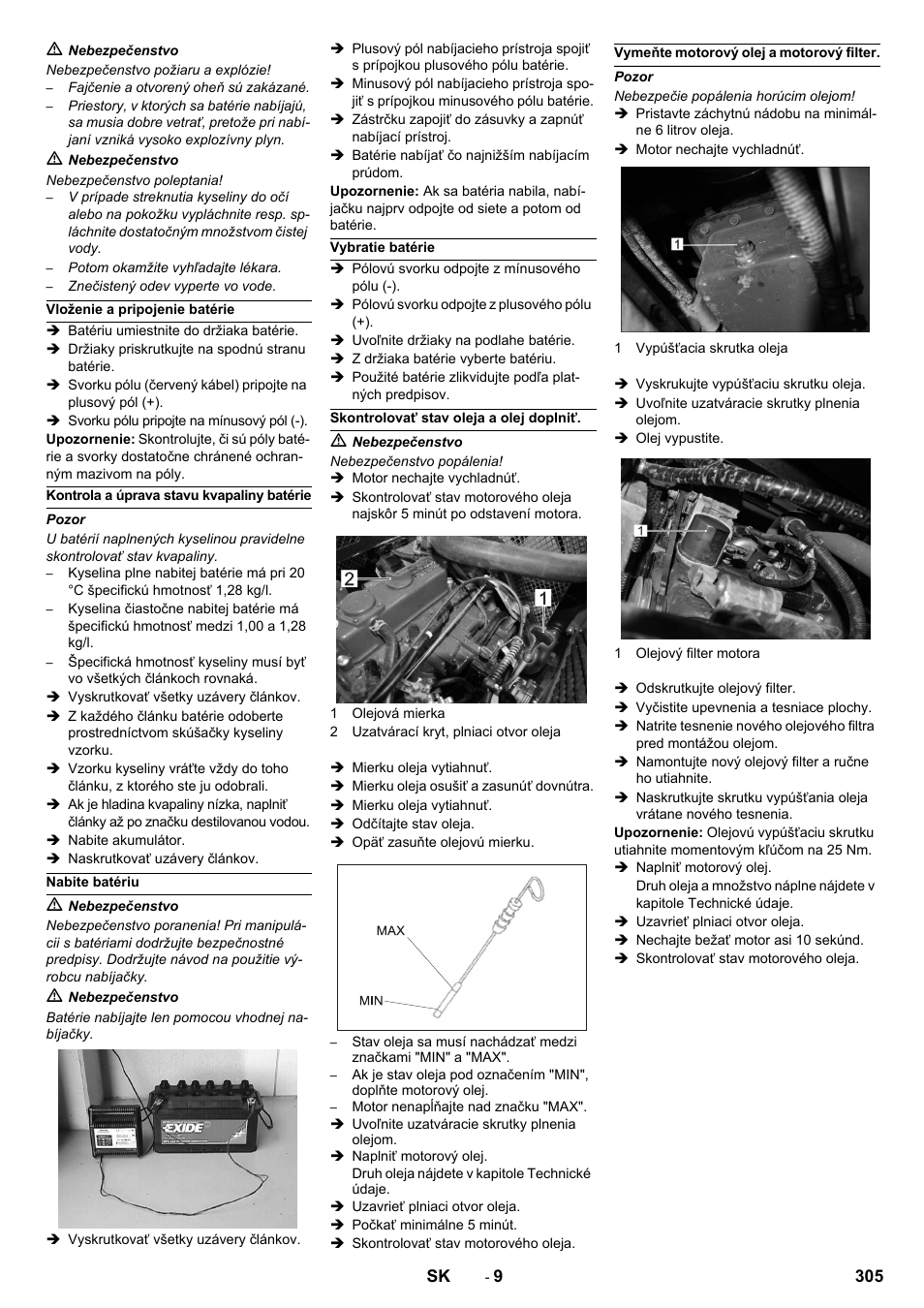 Karcher KM 150-500 LPG User Manual | Page 305 / 457