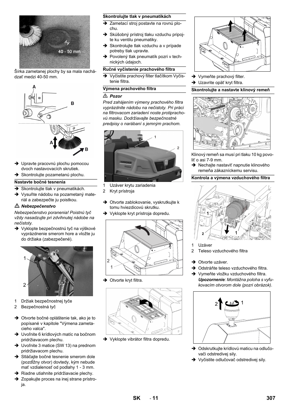 Karcher KM 150-500 LPG User Manual | Page 307 / 457