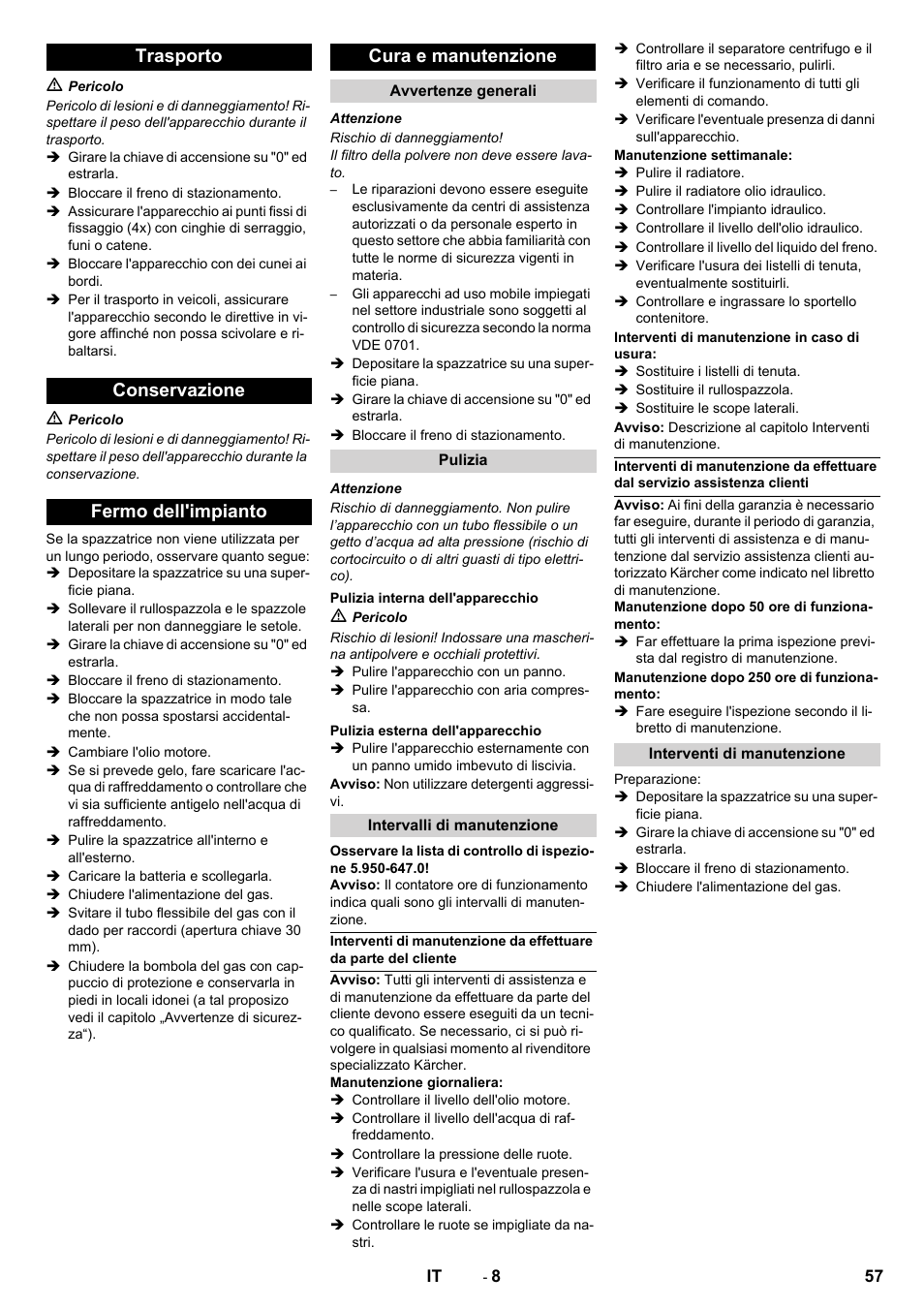 Karcher KM 150-500 LPG User Manual | Page 57 / 457