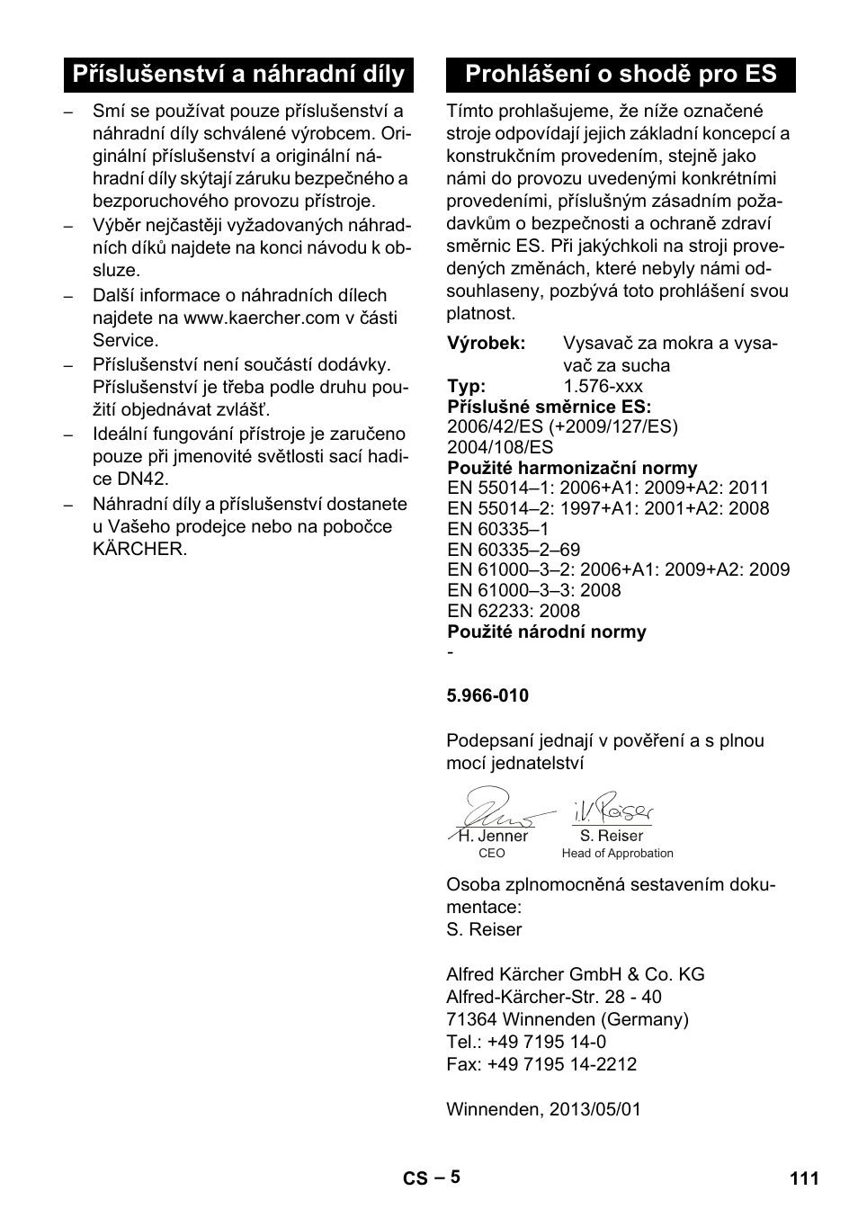 Karcher IVC 60-12-1 Tact EC User Manual | Page 111 / 188