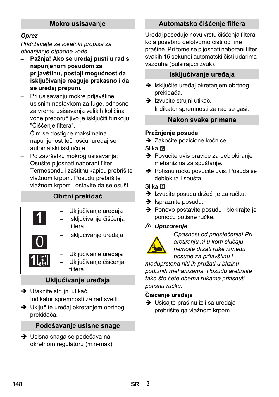 Karcher IVC 60-12-1 Tact EC User Manual | Page 148 / 188