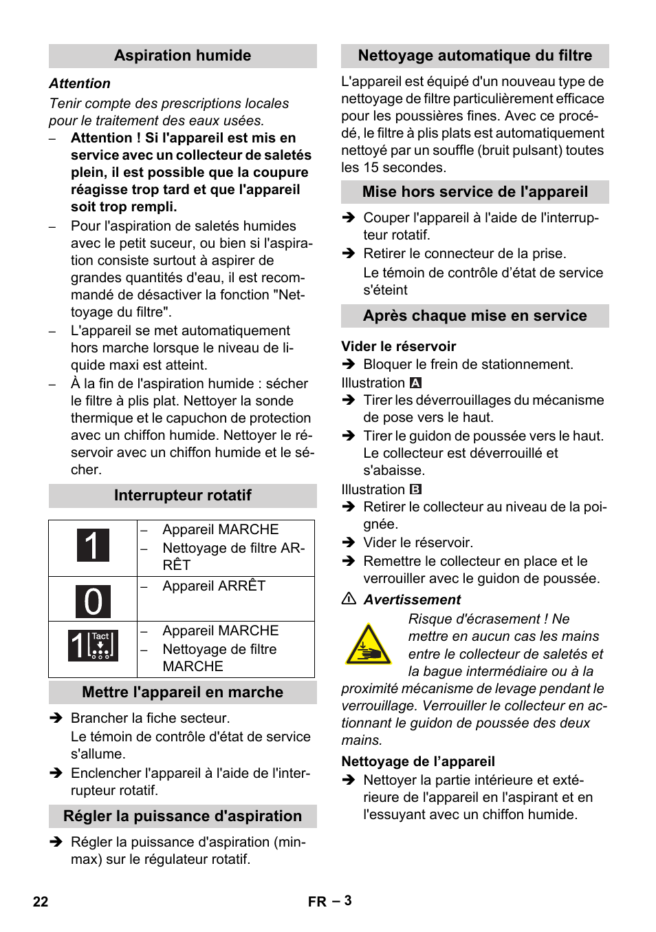 Karcher IVC 60-12-1 Tact EC User Manual | Page 22 / 188