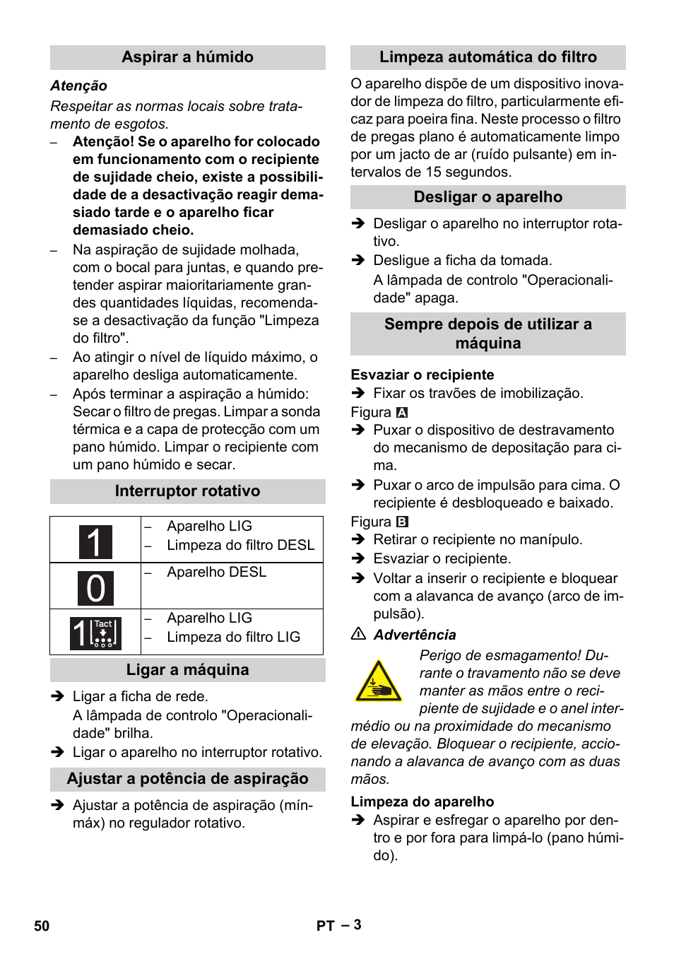 Karcher IVC 60-12-1 Tact EC User Manual | Page 50 / 188