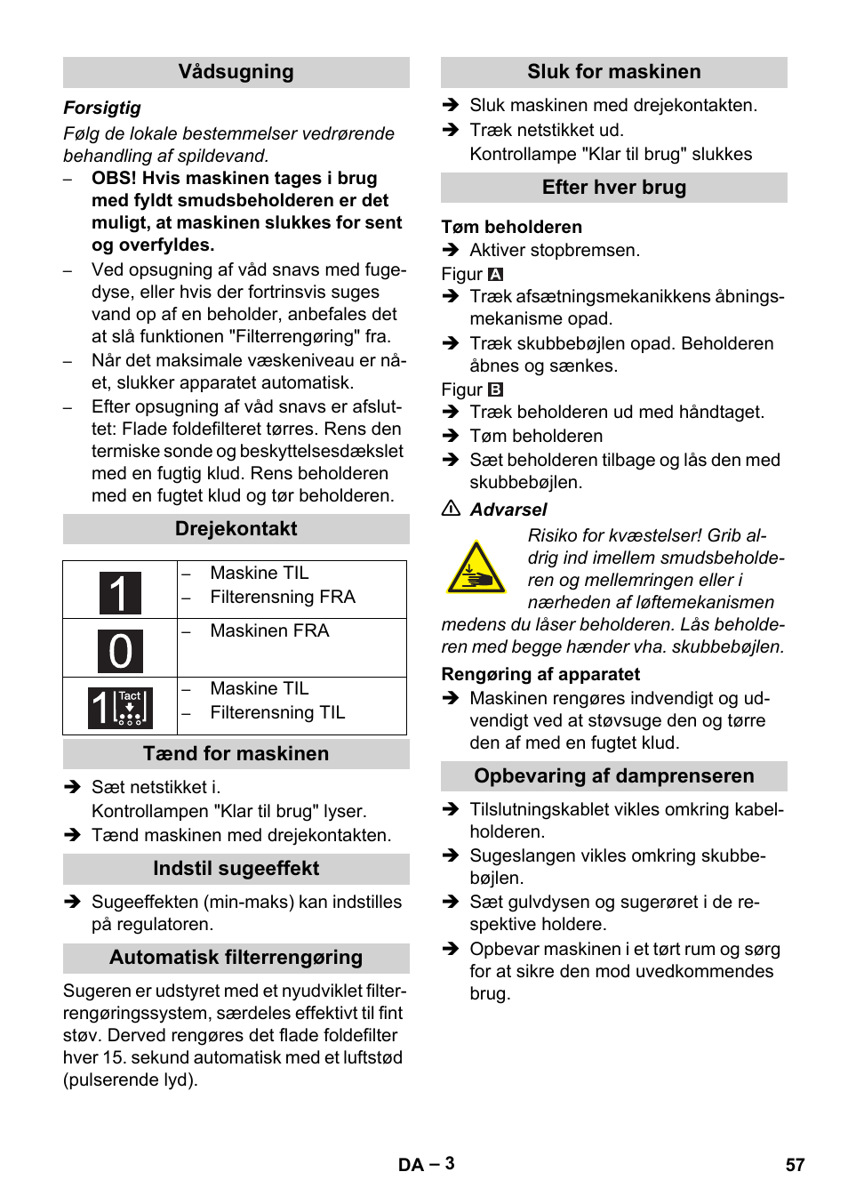 Karcher IVC 60-12-1 Tact EC User Manual | Page 57 / 188