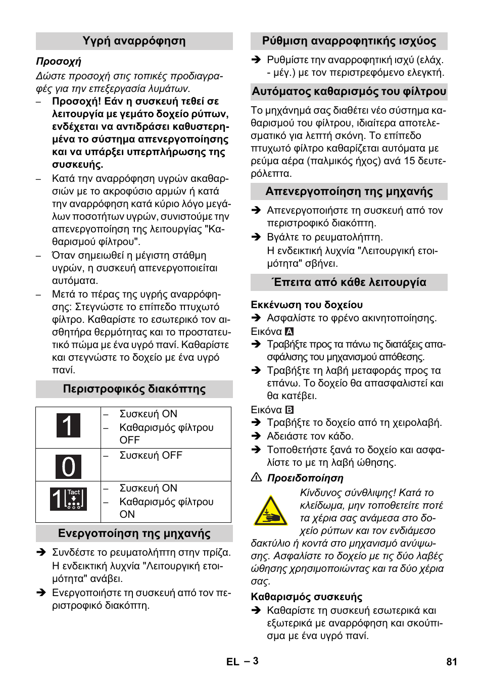 Karcher IVC 60-12-1 Tact EC User Manual | Page 81 / 188