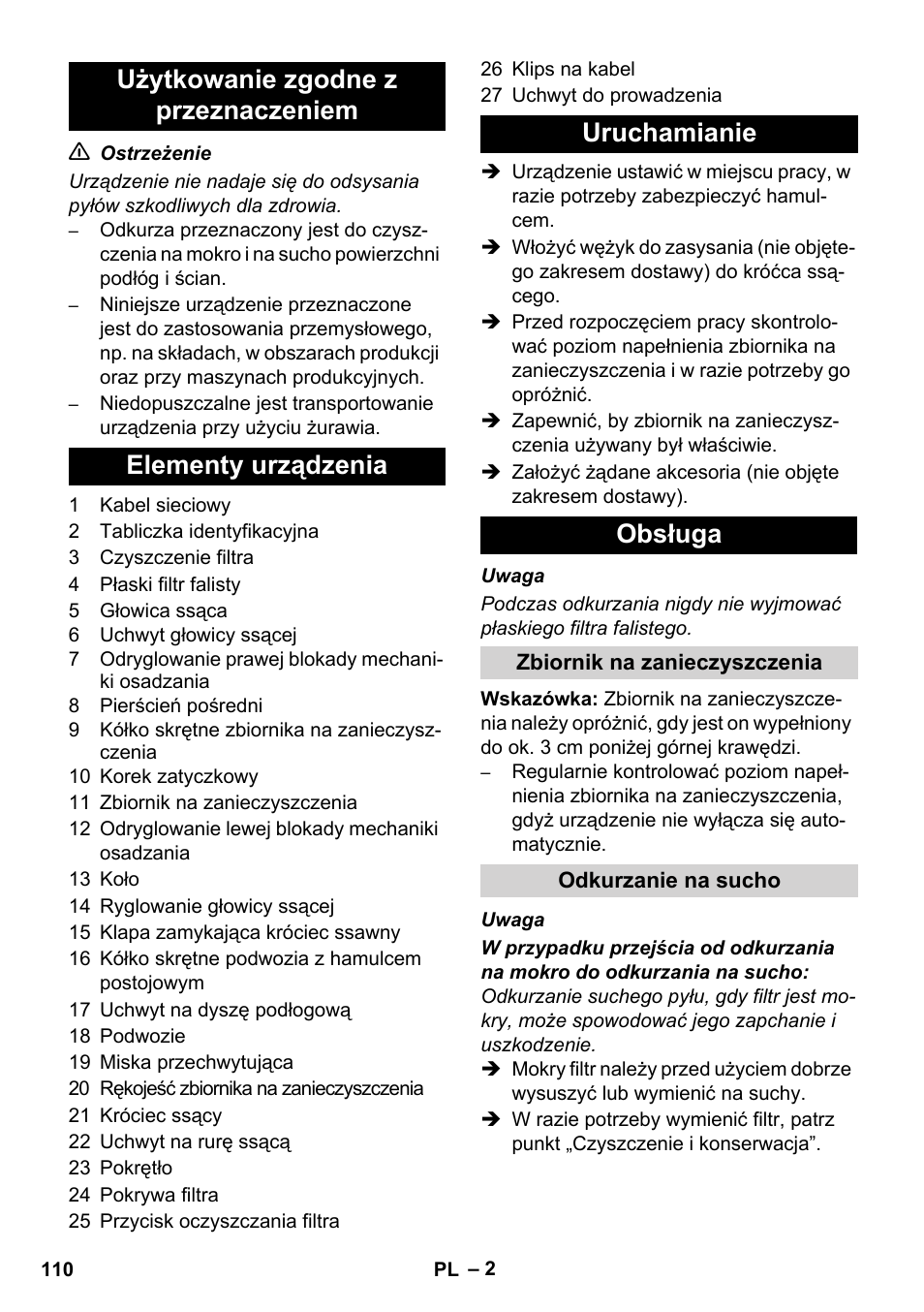 Karcher IVC 60-24-2 Ap User Manual | Page 110 / 172