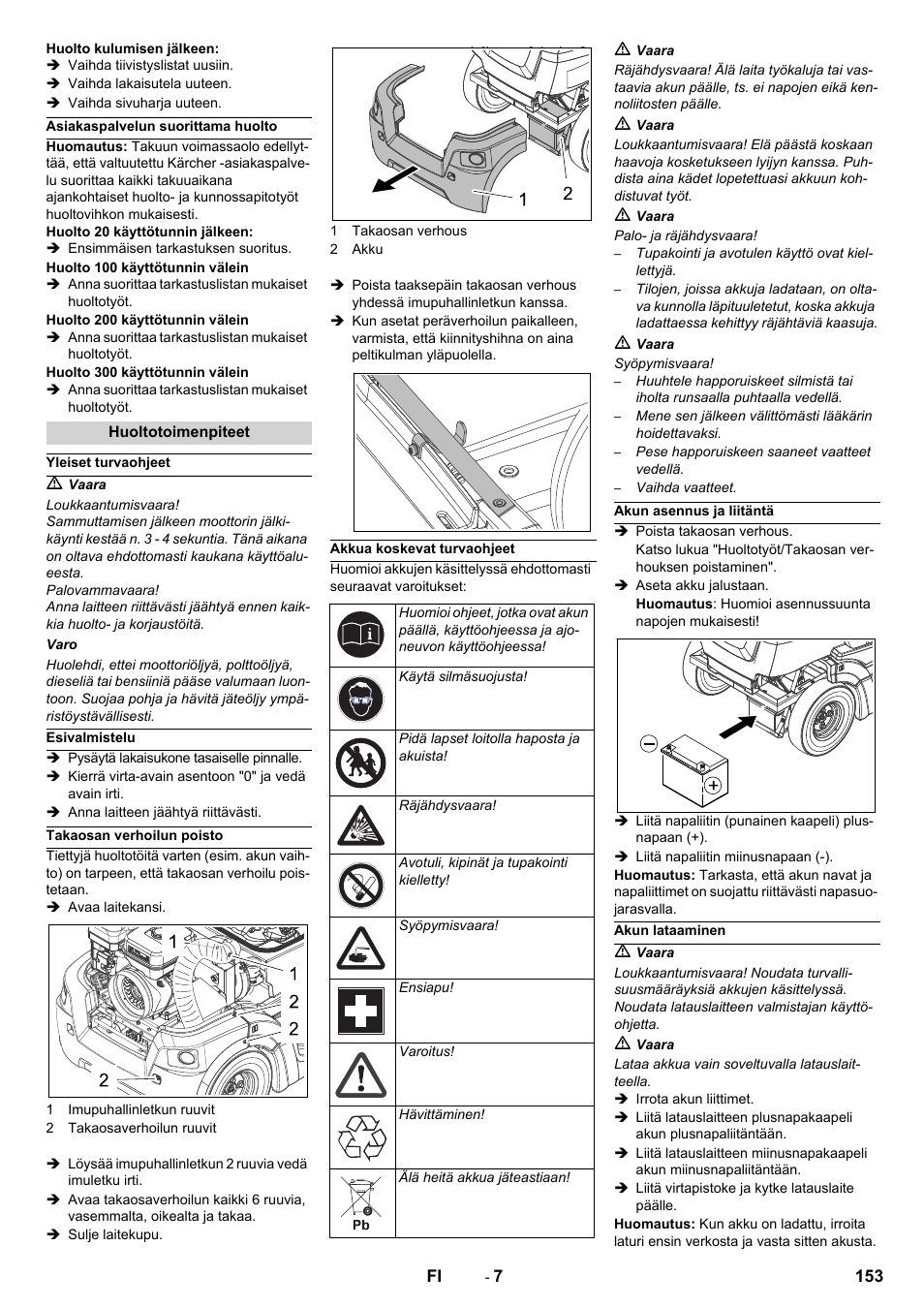 Karcher KM 90-60 R P Advanced User Manual | Page 153 / 397