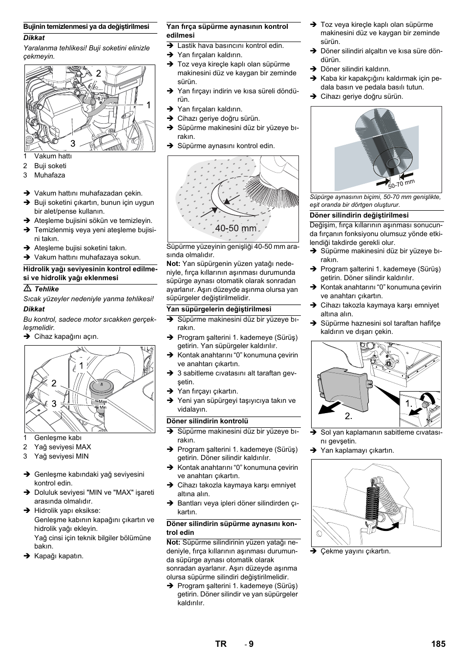 Karcher KM 90-60 R P Advanced User Manual | Page 185 / 397