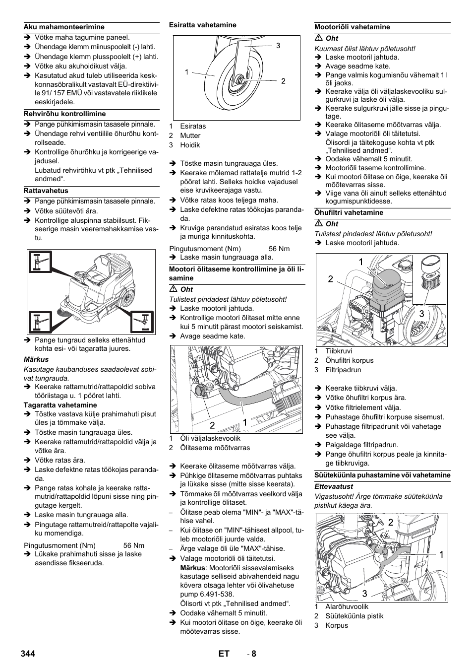 Karcher KM 90-60 R P Advanced User Manual | Page 344 / 397
