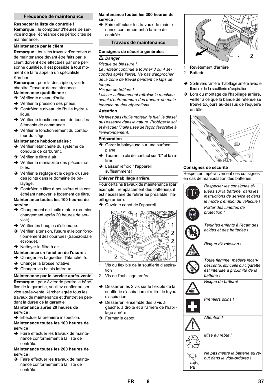 Karcher KM 90-60 R P Advanced User Manual | Page 37 / 397