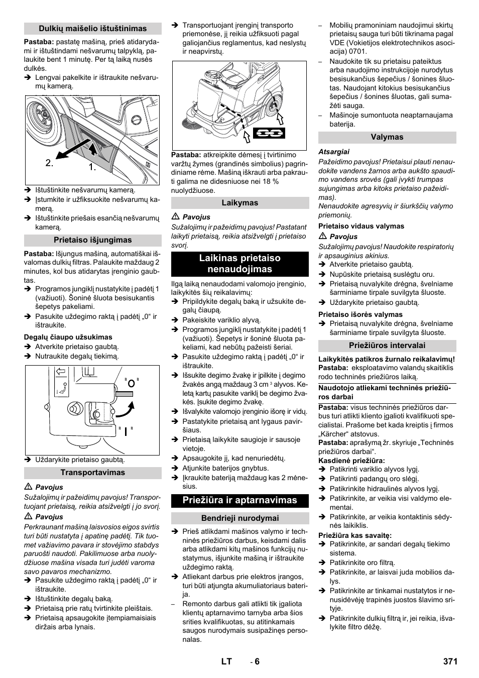 Karcher KM 90-60 R P Advanced User Manual | Page 371 / 397