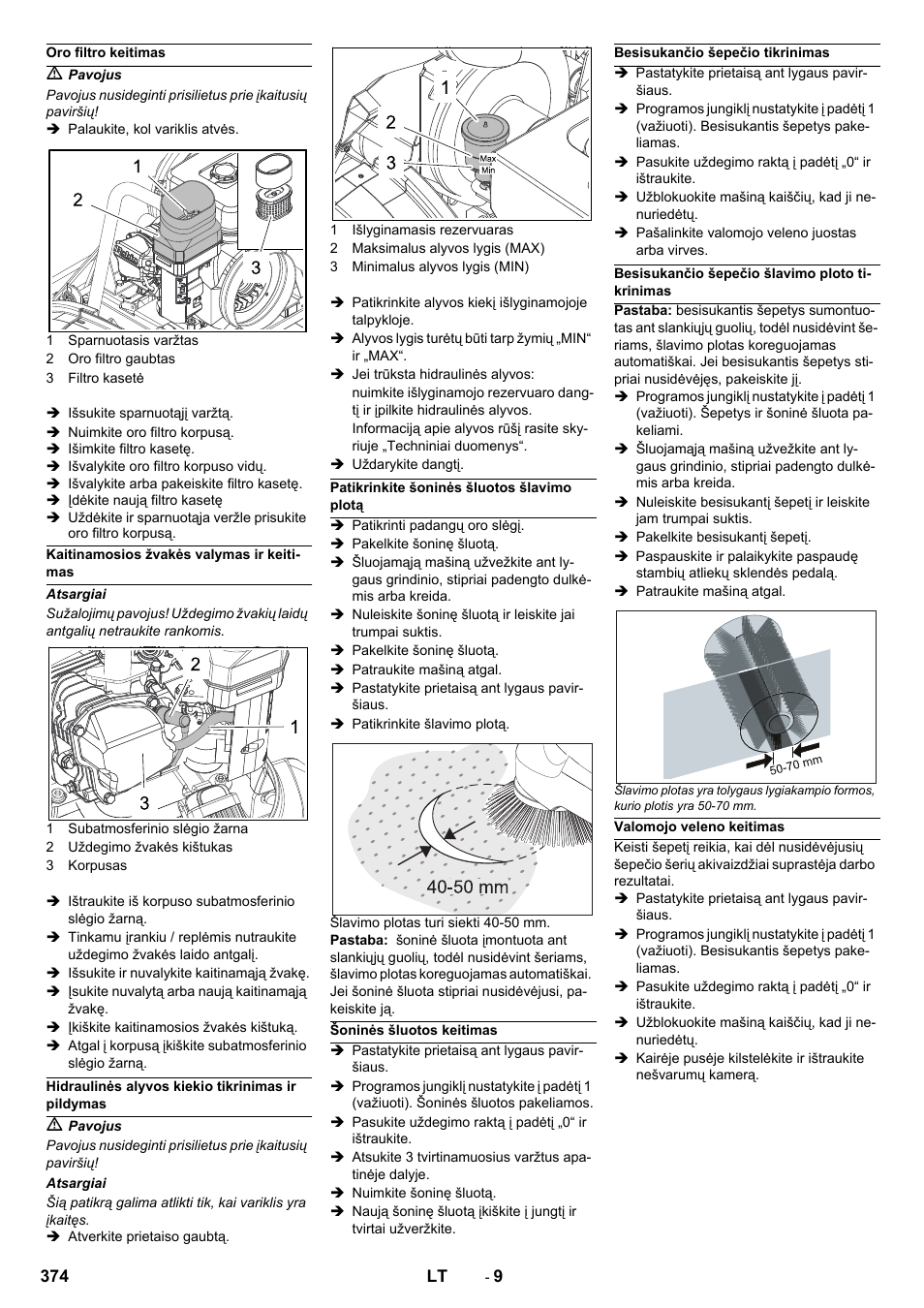 Karcher KM 90-60 R P Advanced User Manual | Page 374 / 397