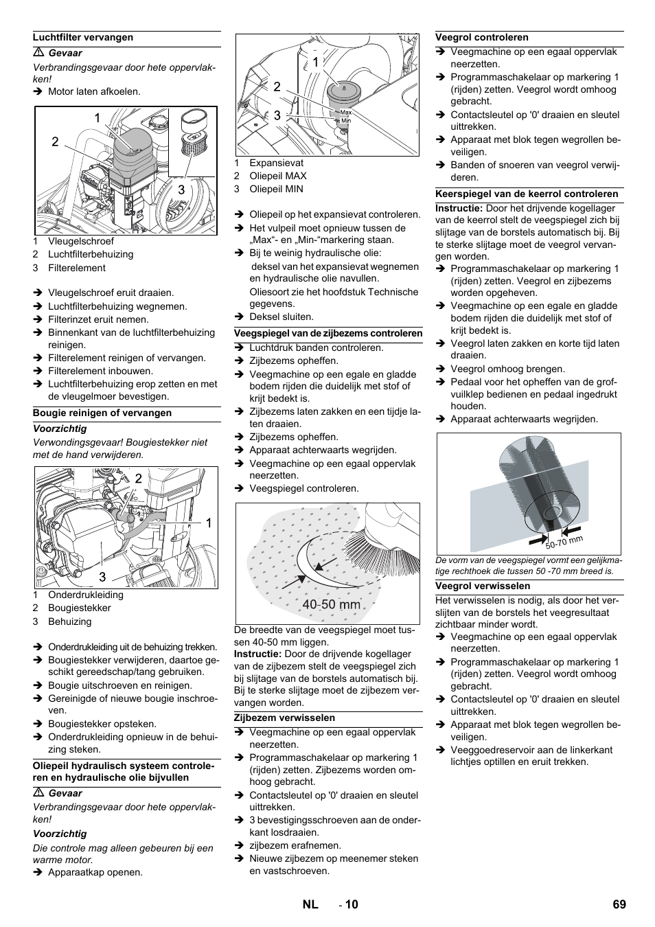 Karcher KM 90-60 R P Advanced User Manual | Page 69 / 397