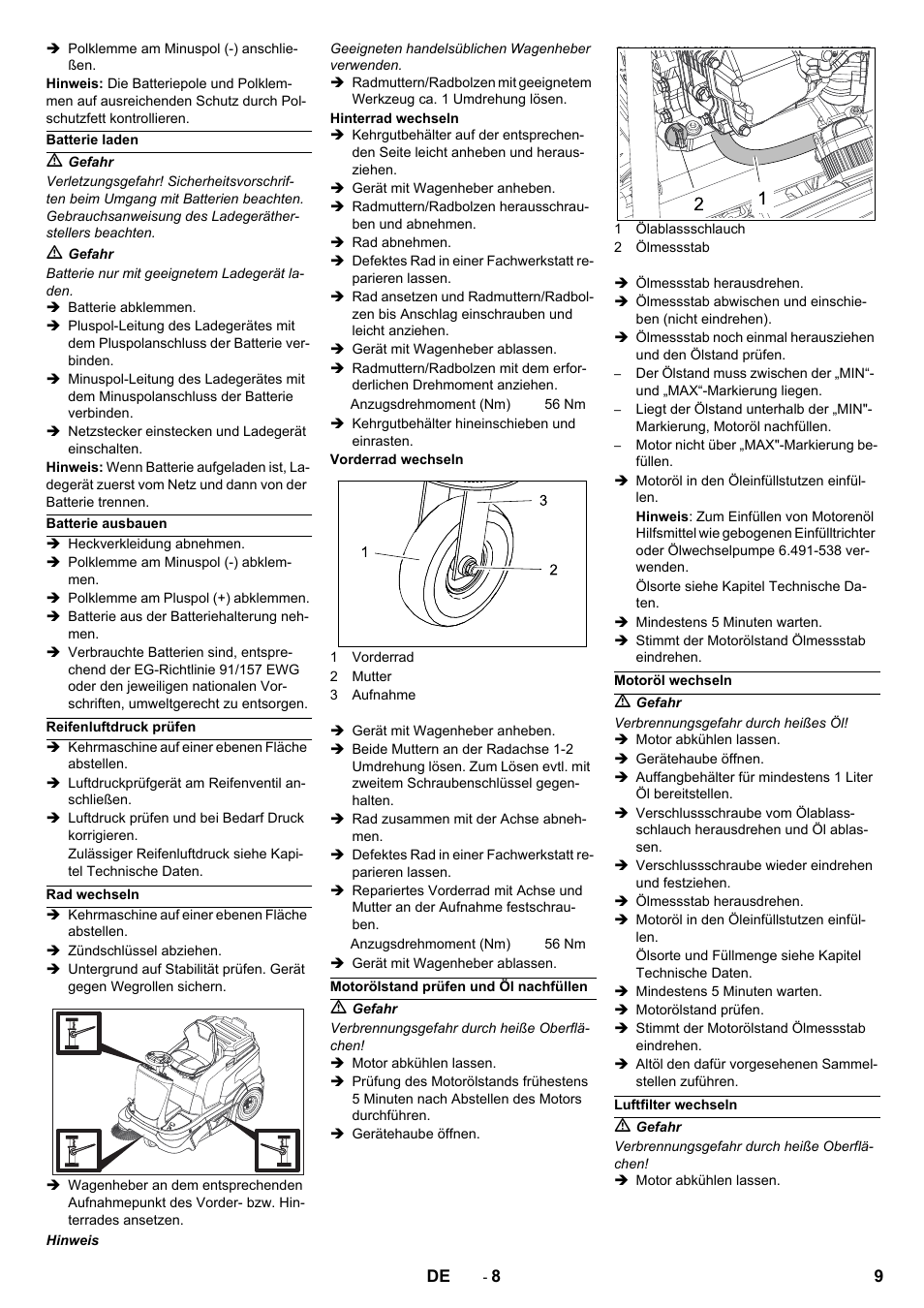Karcher KM 90-60 R P Advanced User Manual | Page 9 / 397