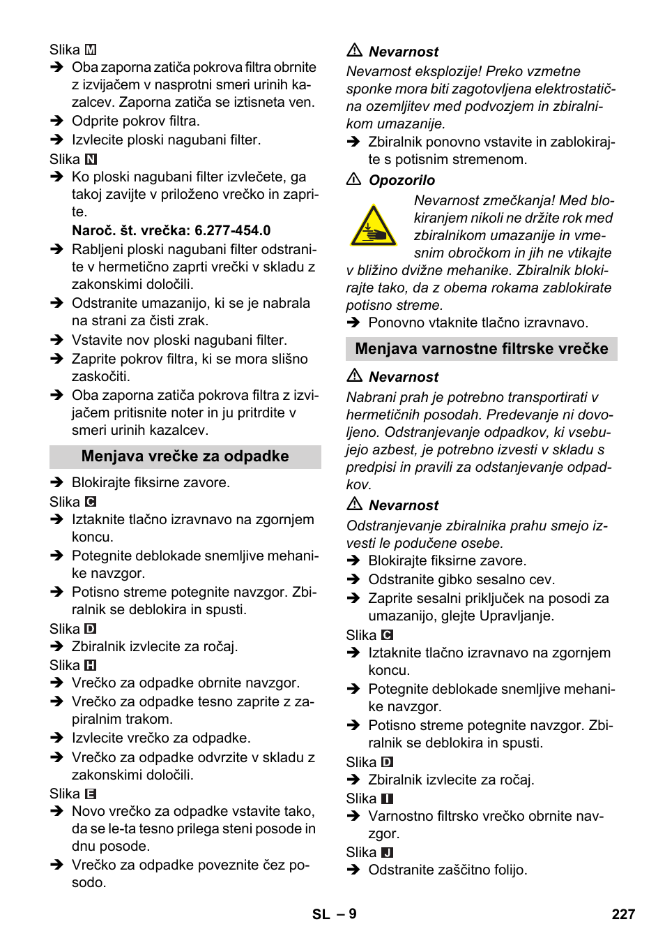 Karcher IVC 60-12-1 Ec H Z22 User Manual | Page 227 / 372