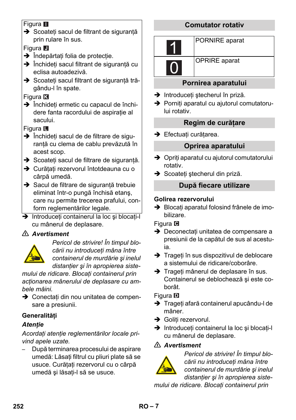 Karcher IVC 60-12-1 Ec H Z22 User Manual | Page 252 / 372