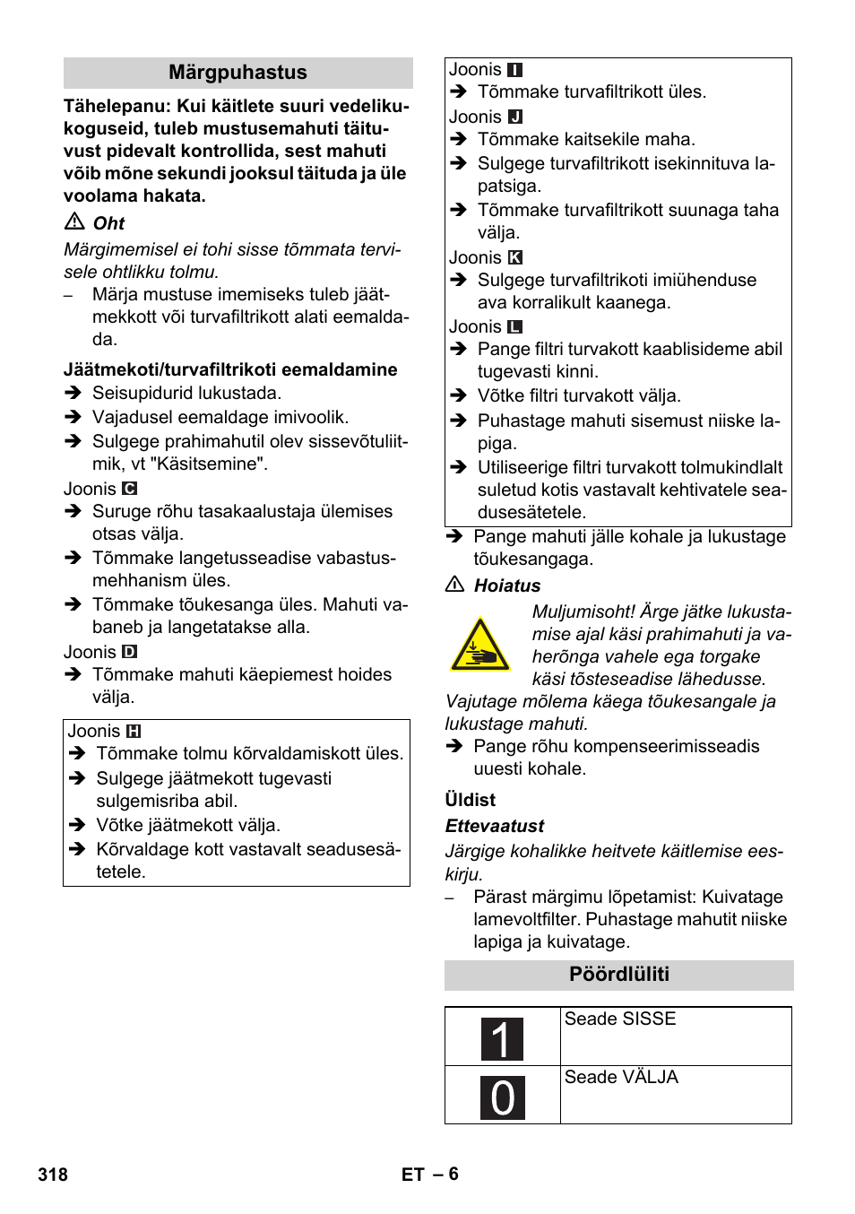 Karcher IVC 60-12-1 Ec H Z22 User Manual | Page 318 / 372