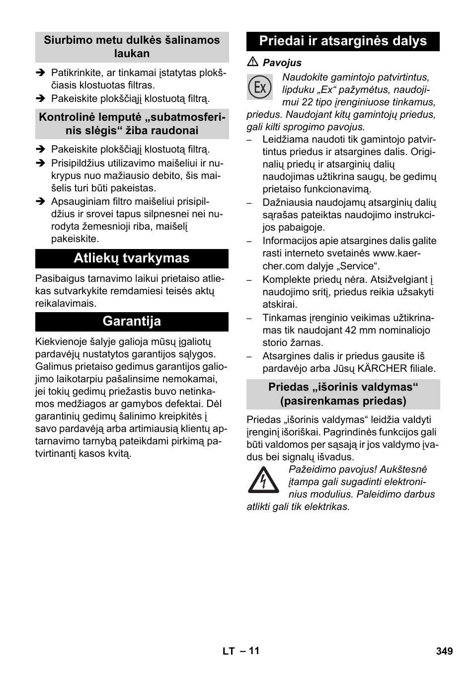 Karcher IVC 60-12-1 Ec H Z22 User Manual | Page 349 / 372