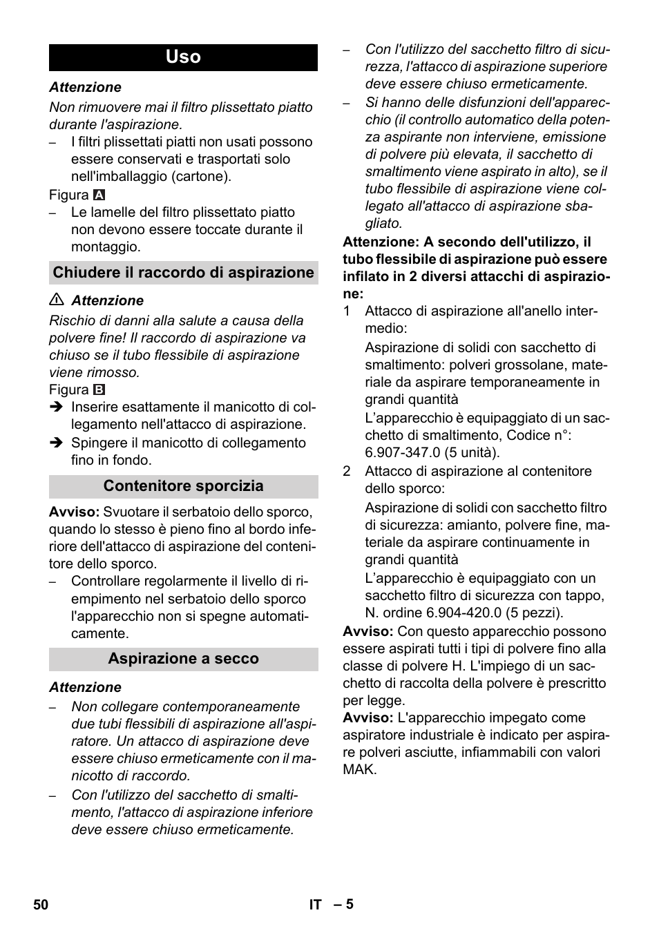 Karcher IVC 60-12-1 Ec H Z22 User Manual | Page 50 / 372