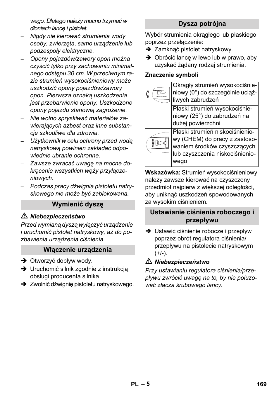 Karcher HD 1050 B User Manual | Page 169 / 270