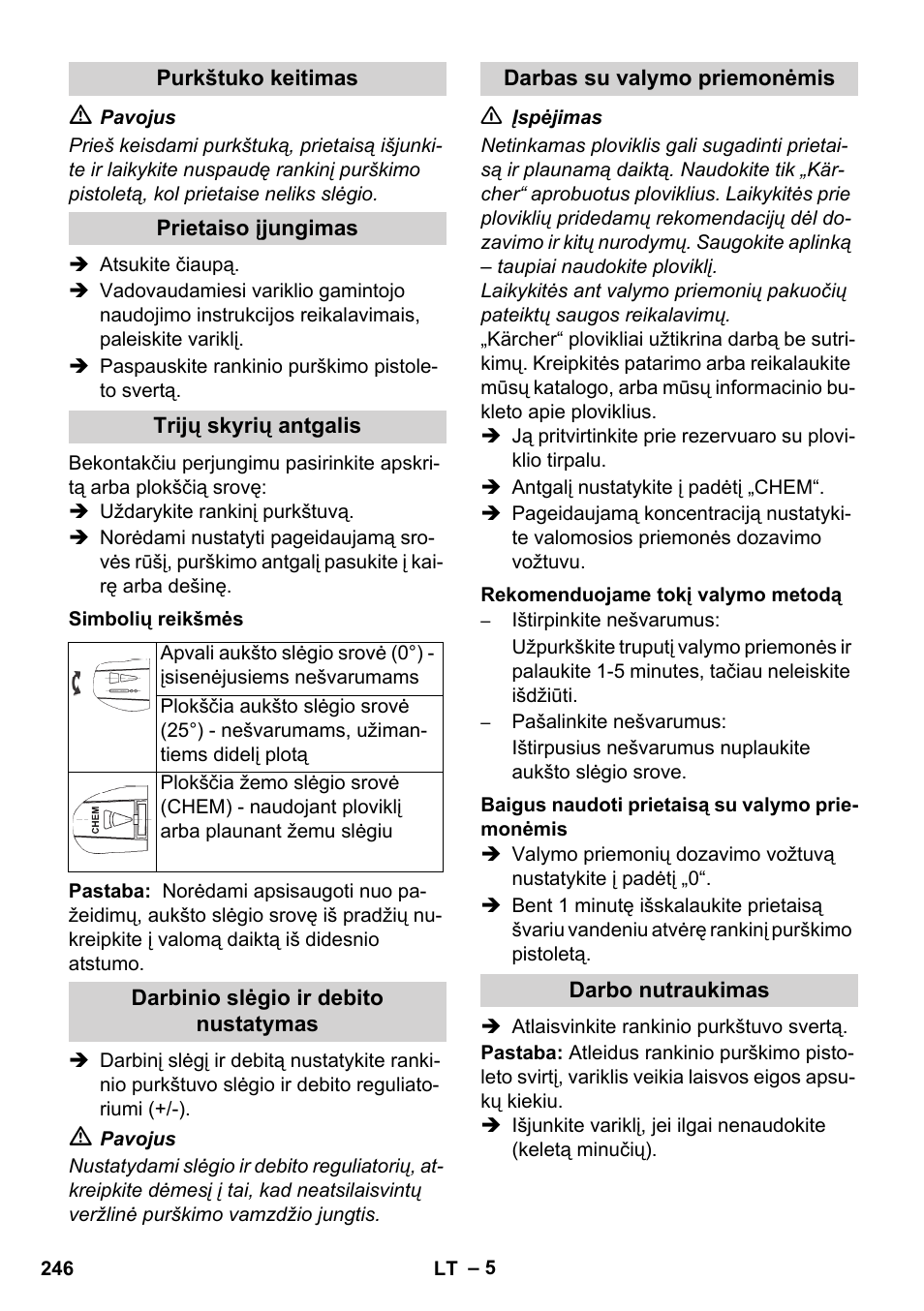 Karcher HD 1050 B User Manual | Page 246 / 270