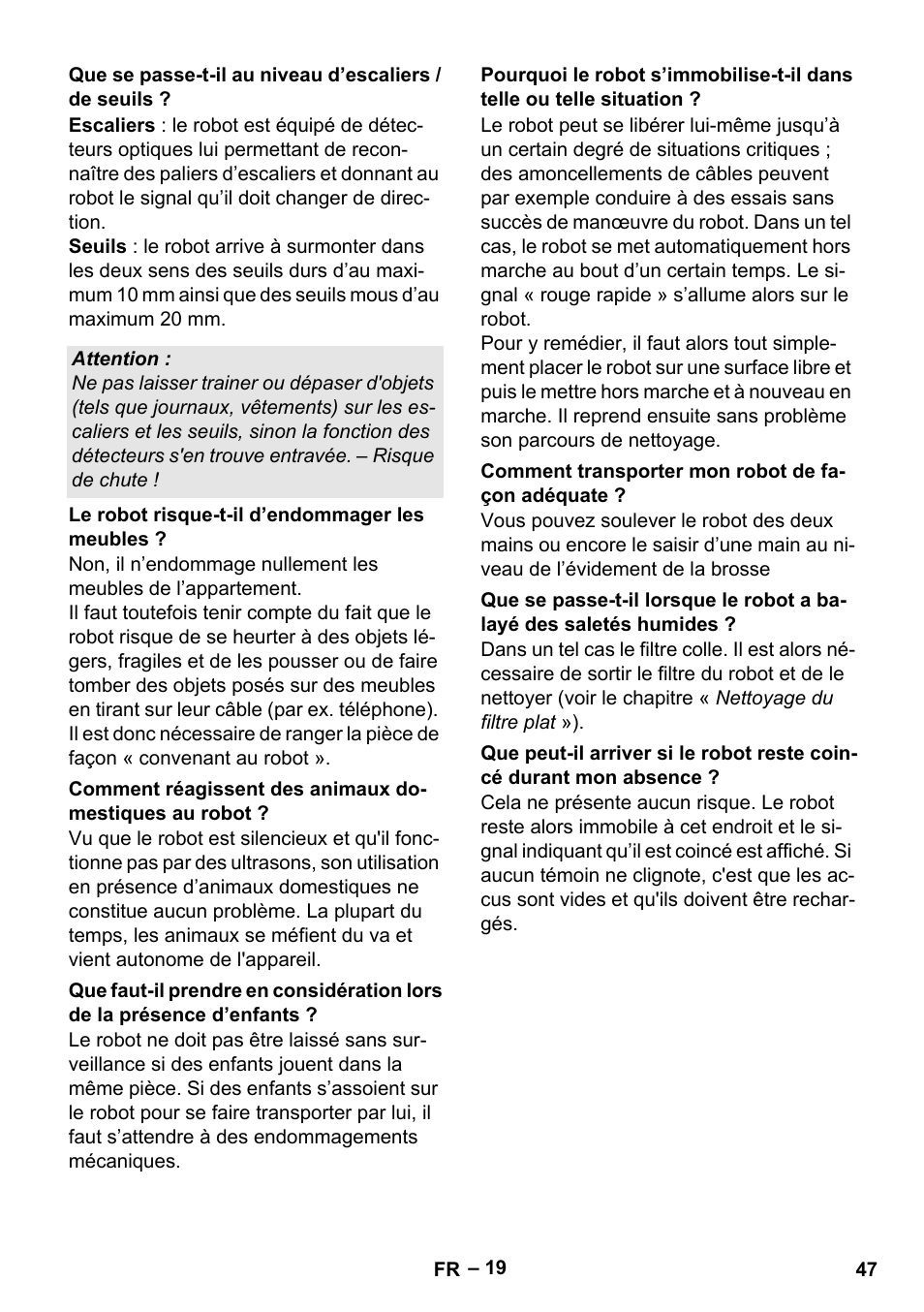 Karcher Robot RC 3000 User Manual | Page 47 / 400