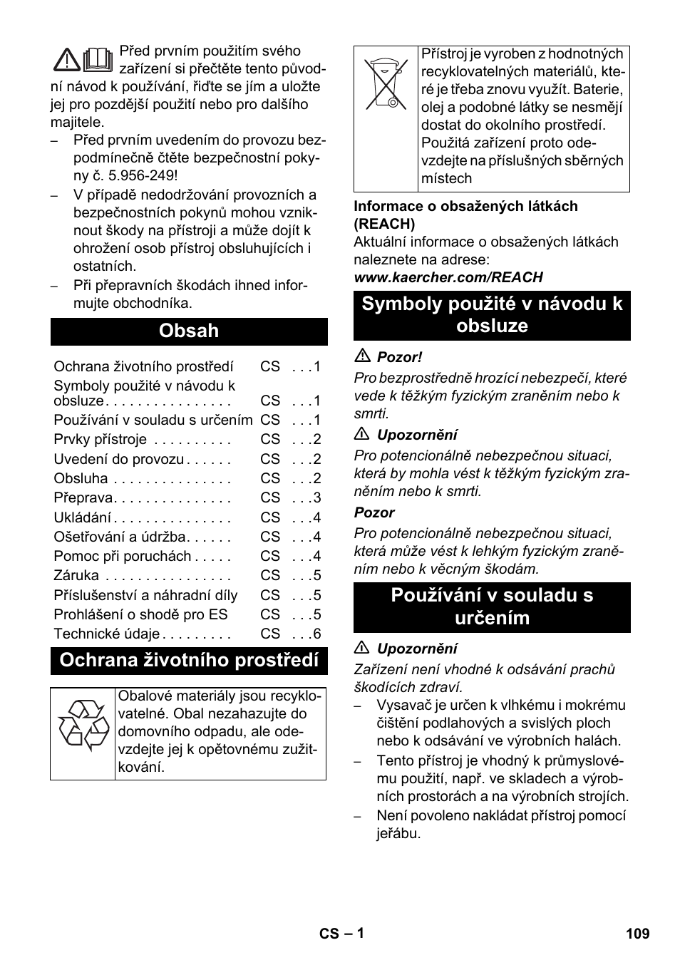 Karcher IVC 60-30 Tact User Manual | Page 109 / 192