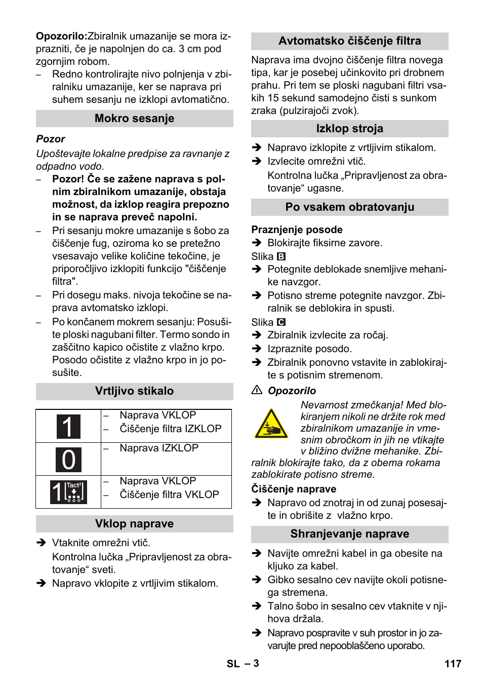 Karcher IVC 60-30 Tact User Manual | Page 117 / 192