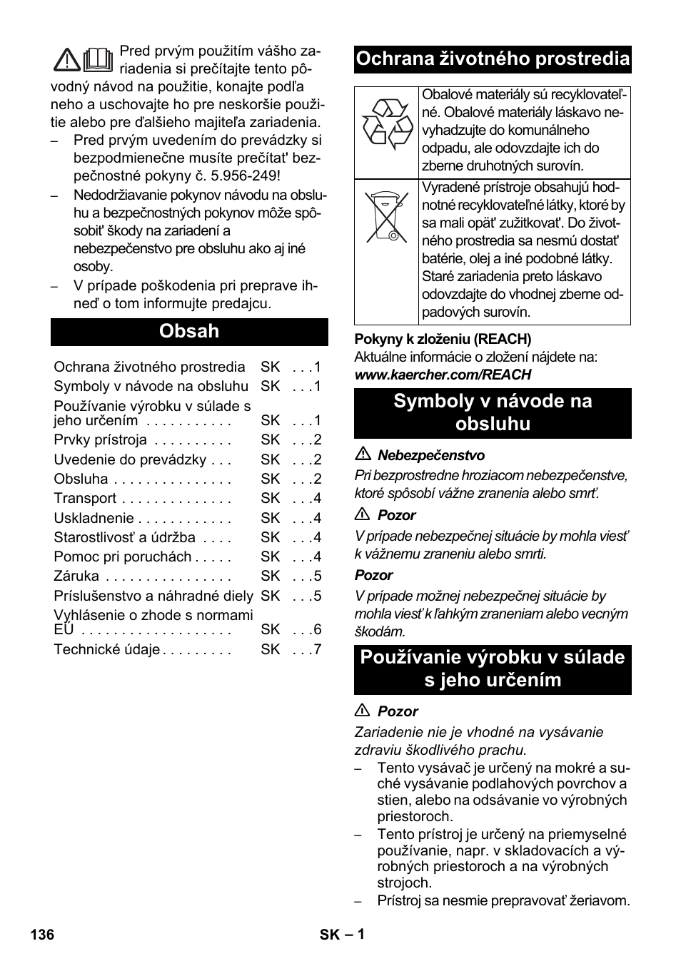 Karcher IVC 60-30 Tact User Manual | Page 136 / 192