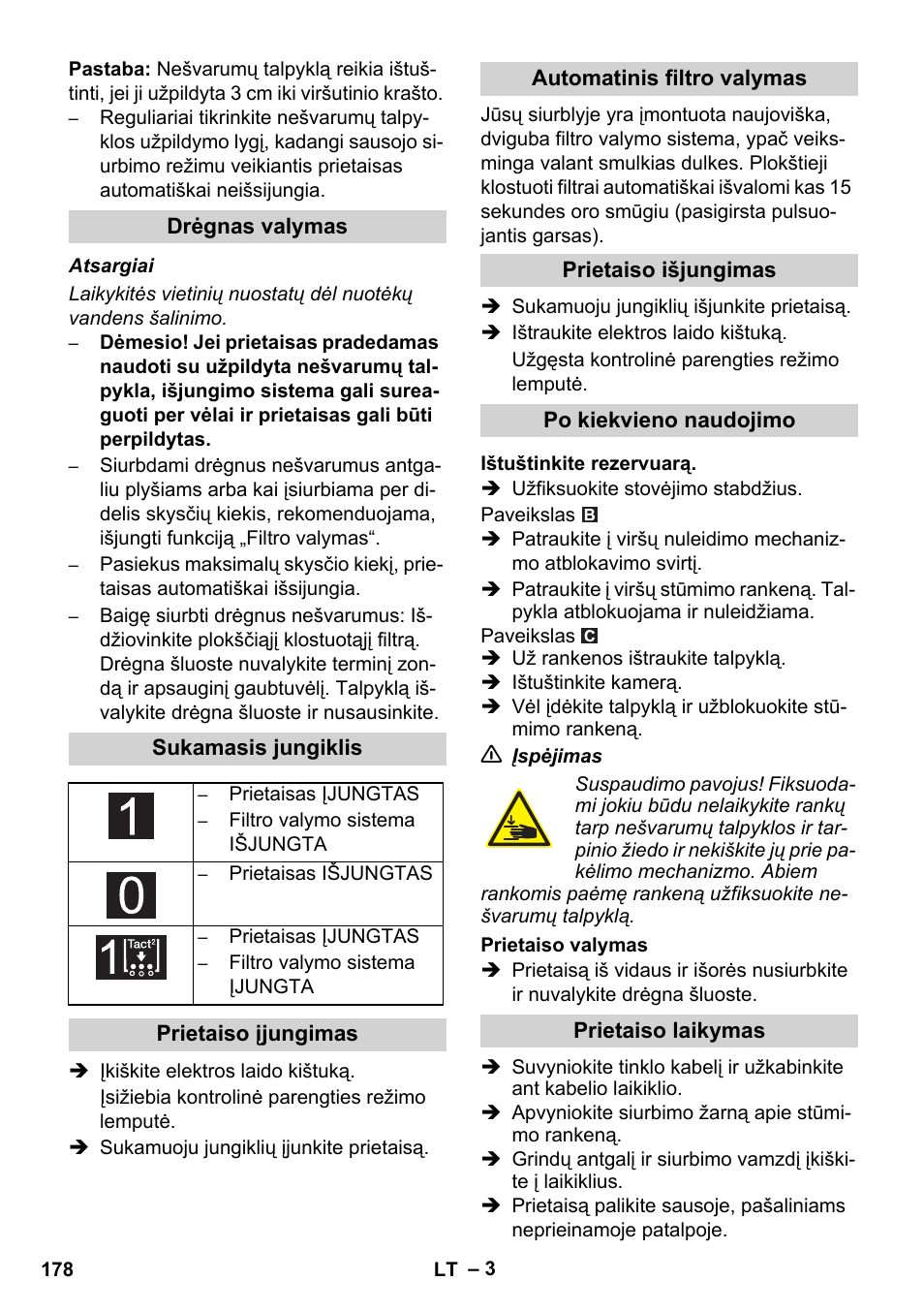 Karcher IVC 60-30 Tact User Manual | Page 178 / 192