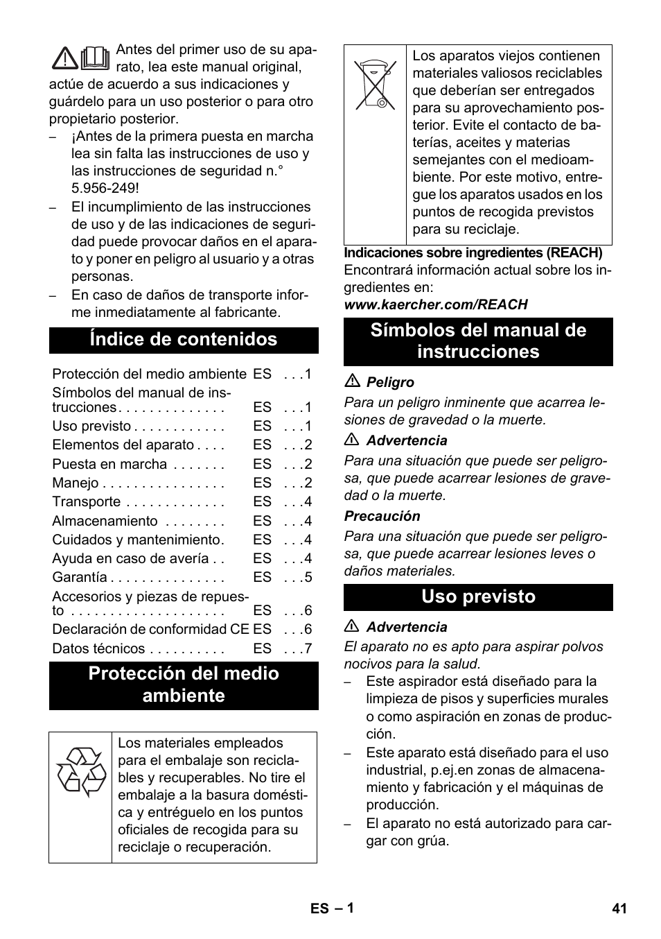 Karcher IVC 60-30 Tact User Manual | Page 41 / 192