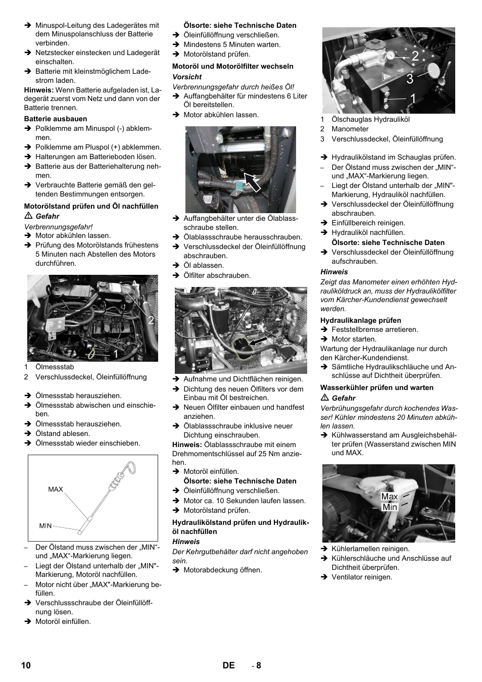 Karcher KM 170-600 D User Manual | Page 10 / 428