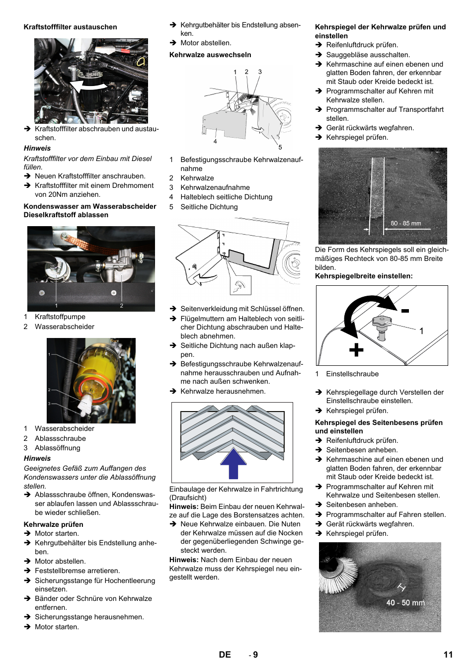 Karcher KM 170-600 D User Manual | Page 11 / 428