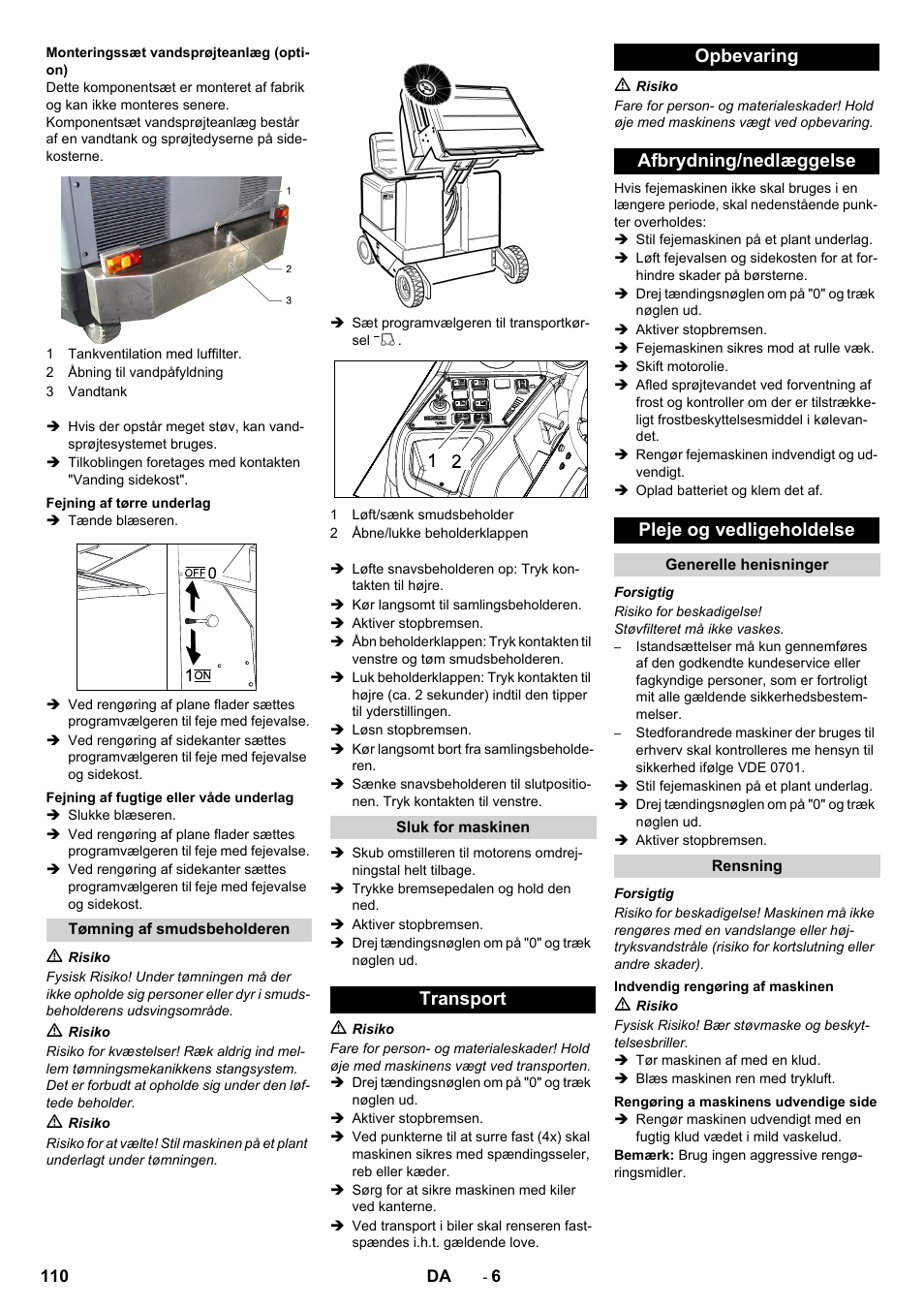 Karcher KM 170-600 D User Manual | Page 110 / 428