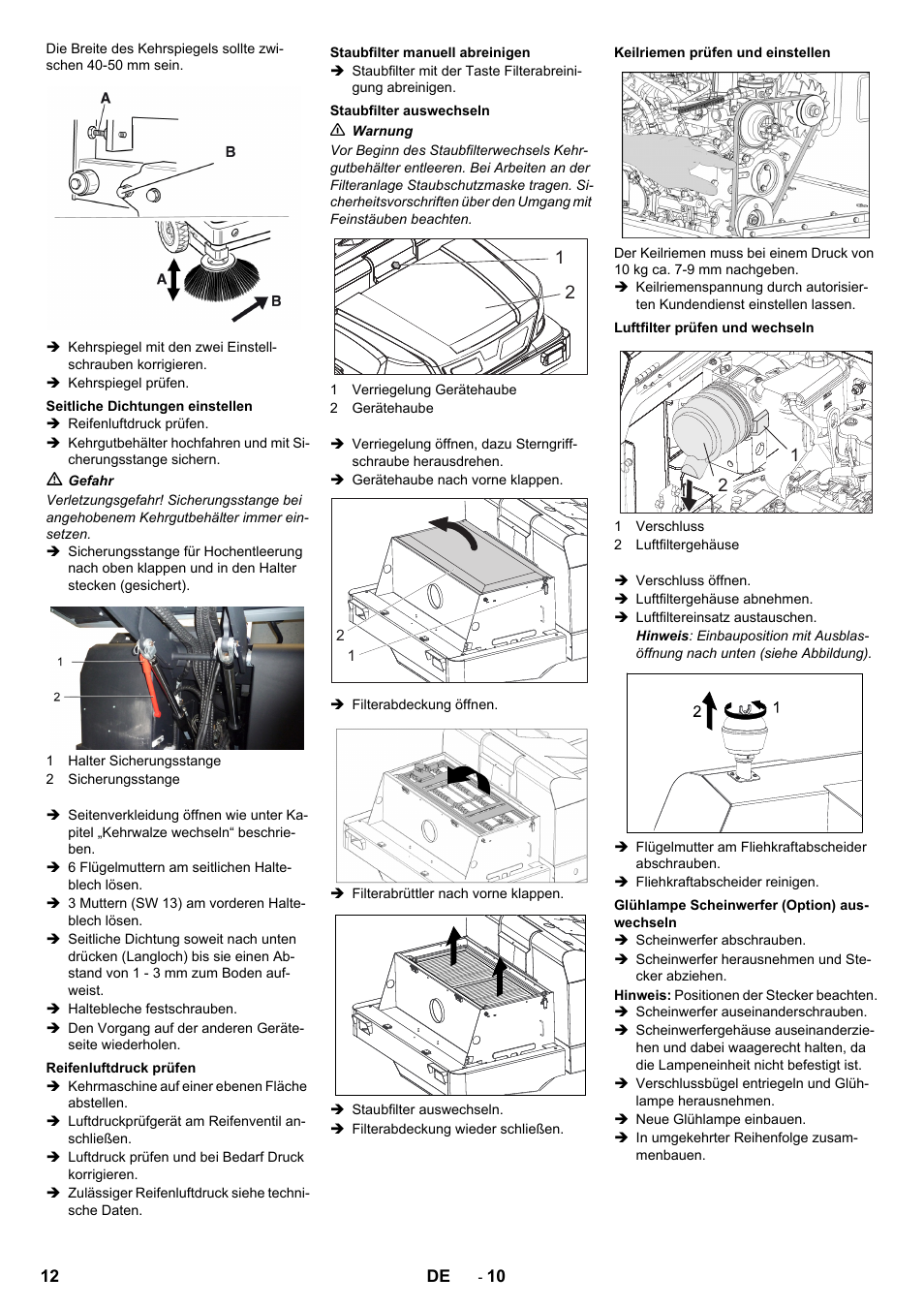 Karcher KM 170-600 D User Manual | Page 12 / 428