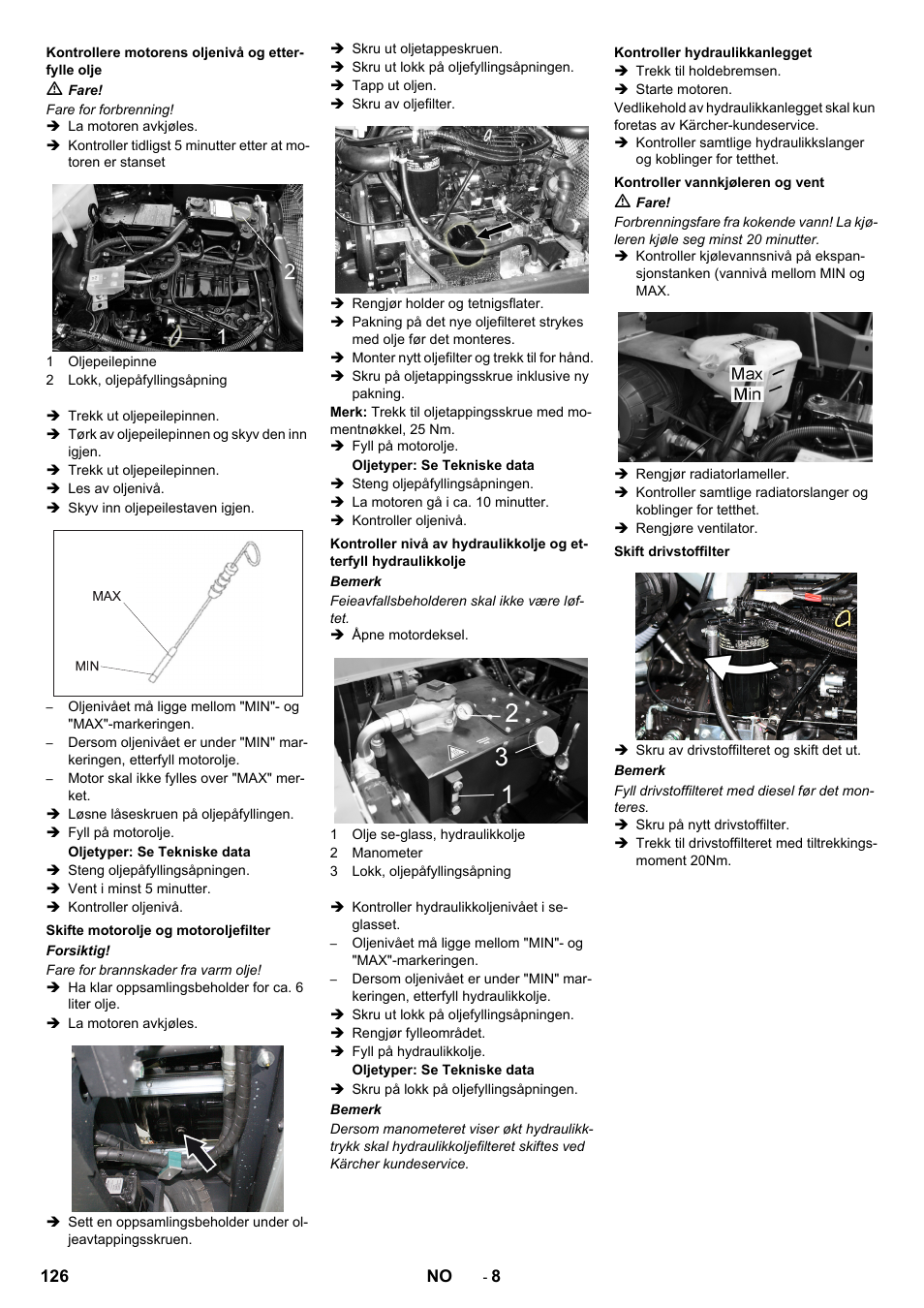 Karcher KM 170-600 D User Manual | Page 126 / 428