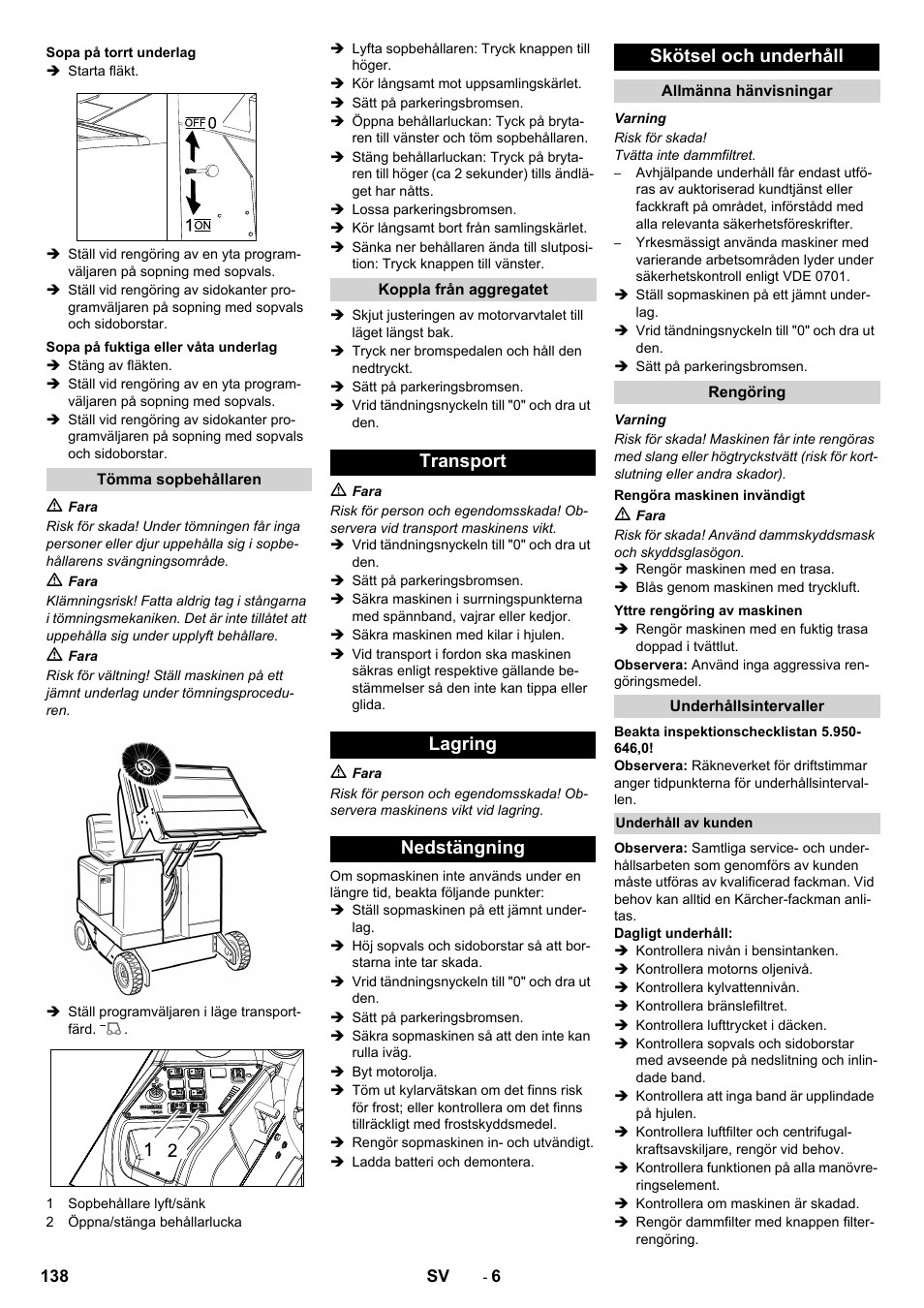 Karcher KM 170-600 D User Manual | Page 138 / 428