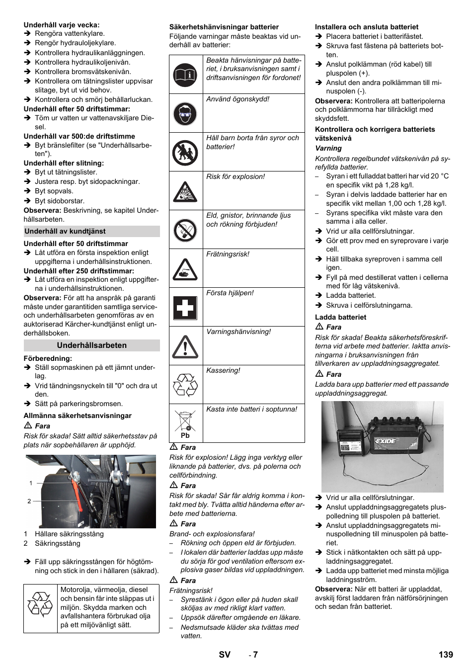 Karcher KM 170-600 D User Manual | Page 139 / 428