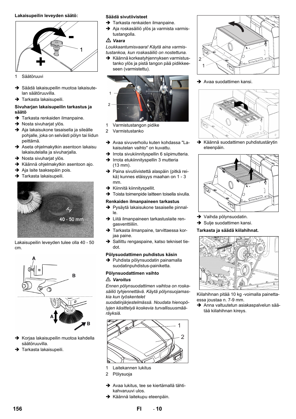 Karcher KM 170-600 D User Manual | Page 156 / 428