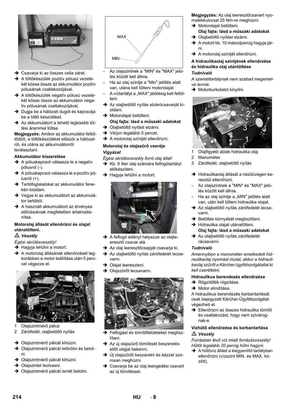 Karcher KM 170-600 D User Manual | Page 214 / 428